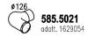 ASSO 585.5021 (5855021) Exhaust Pipe