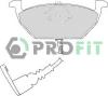 PROFIT 5000-1398 (50001398) Brake Pad Set, disc brake