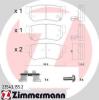 ZIMMERMANN 23543.155.2 (235431552) Brake Pad Set, disc brake