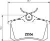 HELLA 8DB355017-711 (8DB355017711) Brake Pad Set, disc brake