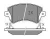 MEYLE 0252376617/W (0252376617W) Brake Pad Set, disc brake