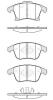 REMSA 1249.20 (124920) Brake Pad Set, disc brake
