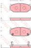 TRW GDB7691 Brake Pad Set, disc brake