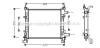 AVA QUALITY COOLING FDA2260 Radiator, engine cooling
