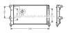 AVA QUALITY COOLING FTA2250 Radiator, engine cooling