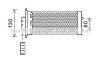 AVA QUALITY COOLING OL6573 Heat Exchanger, interior heating