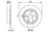 BOSCH 0986479738 Brake Disc