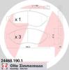 ZIMMERMANN 24468.190.1 (244681901) Brake Pad Set, disc brake