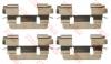 TRW PFK424 Accessory Kit, disc brake pads
