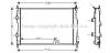 AVA QUALITY COOLING DN2288 Radiator, engine cooling