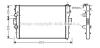 AVA QUALITY COOLING IVA2087 Radiator, engine cooling