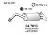 ASSO 04.7013 (047013) End Silencer