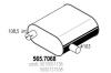 ASSO 565.7068 (5657068) Middle-/End Silencer
