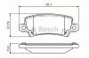 BOSCH 0986495072 Brake Pad Set, disc brake