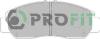 PROFIT 5000-1669 (50001669) Brake Pad Set, disc brake