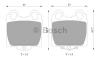 BOSCH 0986AB2552 Brake Pad Set, disc brake