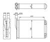 NRF 507339 Heat Exchanger, interior heating