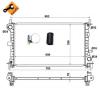 NRF 509615 Radiator, engine cooling