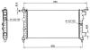 NRF 58155 Radiator, engine cooling