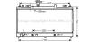 AVA QUALITY COOLING MZA2230 Radiator, engine cooling