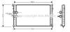 AVA QUALITY COOLING PEA2177 Radiator, engine cooling