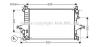 AVA QUALITY COOLING VOA2114 Radiator, engine cooling