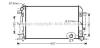 AVA QUALITY COOLING VWA2271 Radiator, engine cooling