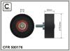 CAFFARO 500176 Deflection/Guide Pulley, v-ribbed belt
