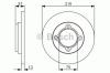 BOSCH 0986479R62 Brake Disc