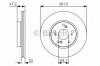 BOSCH 0986479R85 Brake Disc