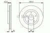 BOSCH 0986479R89 Brake Disc