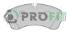 PROFIT 5000-1777 (50001777) Brake Pad Set, disc brake