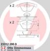 ZIMMERMANN 23312.200.9 (233122009) Brake Pad Set, disc brake