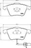 HELLA 8DB355011-711 (8DB355011711) Brake Pad Set, disc brake