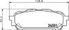 HELLA 8DB355012-311 (8DB355012311) Brake Pad Set, disc brake