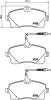 HELLA 8DB355016-261 (8DB355016261) Brake Pad Set, disc brake
