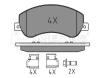 MEYLE 0252448418 Brake Pad Set, disc brake