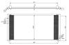 NRF 35523 Condenser, air conditioning