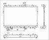 NRF 53732 Radiator, engine cooling