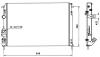 NRF 58198 Radiator, engine cooling