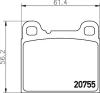 HELLA PAGID 8DB355008-801 (8DB355008801) Brake Pad Set, disc brake