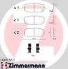 ZIMMERMANN 24058.155.2 (240581552) Brake Pad Set, disc brake