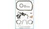AJUSA 54073000 Gasket Set, crank case
