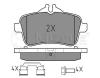 MEYLE 0252521516 Brake Pad Set, disc brake