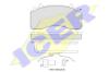 ICER 152154-066 (152154066) Brake Pad Set, disc brake