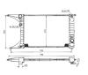 NRF 50222 Radiator, engine cooling