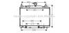 AVA QUALITY COOLING MZ2212 Radiator, engine cooling