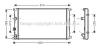 AVA QUALITY COOLING RTA2276 Radiator, engine cooling