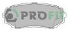 PROFIT 5000-2019 (50002019) Brake Pad Set, disc brake
