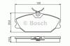 BOSCH 0986495262 Brake Pad Set, disc brake